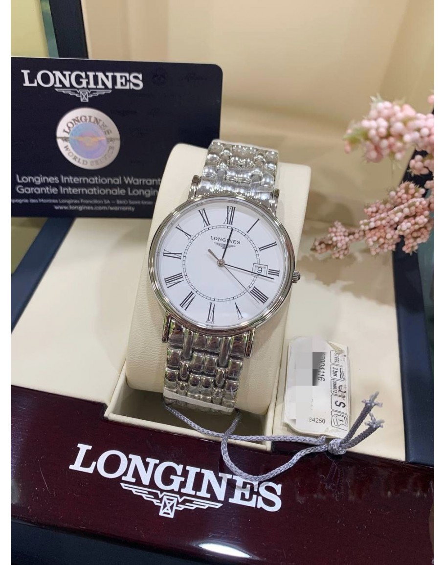 BRAND NEW 2023 LONGINES PRESENCE REF L4.790.4.11.6 QUARTZ UNISEX